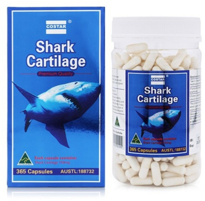 코스타 상어연골 Costar Shark Cartilage 750mg 365정, 1개
