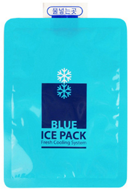 우림 아이스팩 젤 반제품 블루 대 16 x 23 cm, 100개입, 1개