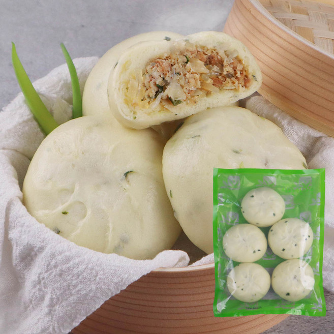 노랑 곱빼기 연구소 김영덕 느린숙성 하나만 먹어도 배부른 왕만두 500g, 3개