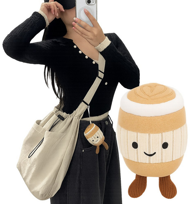 [메리샵] 라떼키링나일론복조리백캐쥬얼백