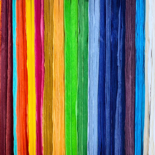 한지로 운영한지 32색 (640x940mm), 흰보라