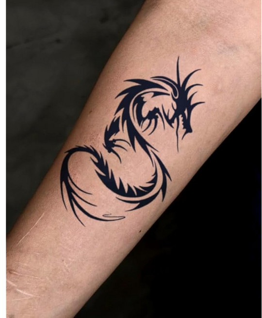 INKARTLINK 세포 착색 자구아 타투 스티커 2주 여성 꽃 귀여워 2매 세트 문신 스티커 입문 스티커 오래 지속 남녀 모두 착용 가능한 템포러리 타투 트렌드