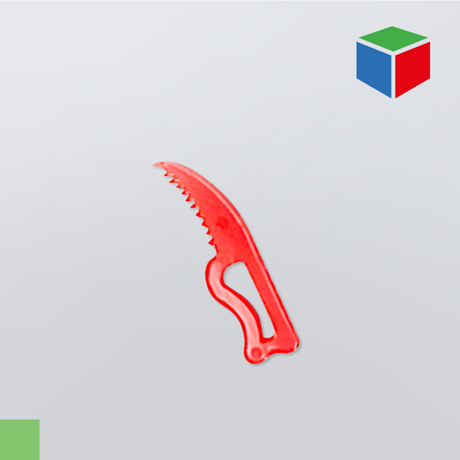 일회용랩칼 CS 적색 5000개, CS적색랩칼, 1개