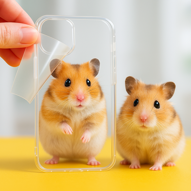 배경 없는 반려동물 스티커 깔끔한 방수 스티커 A4 맞춤제작, S