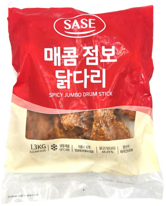 사세 매콤점보닭다리 1.3kg, 2개