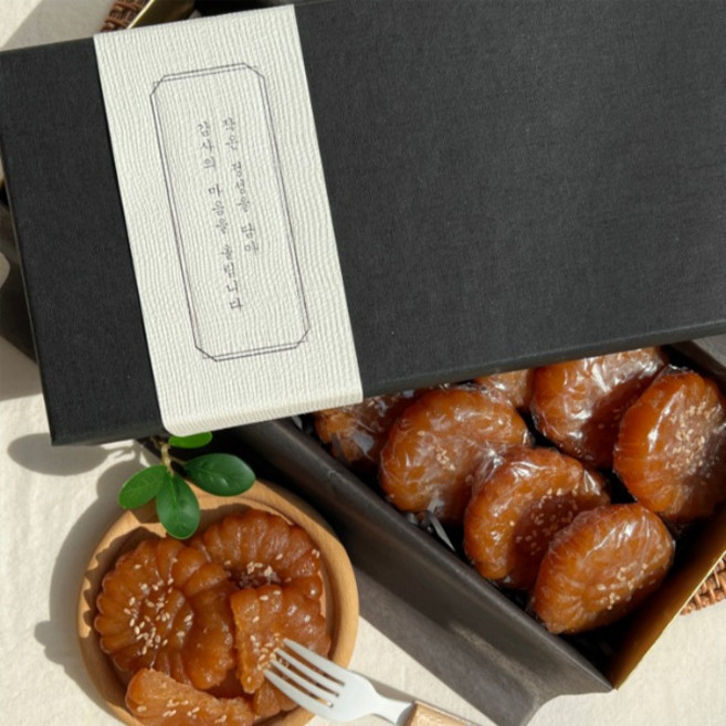 바른약과 16개 찹쌀 수제 전통음식 장인 한과 외국인 기업 거래처 회사 단체 선물세트, 300g, 1개