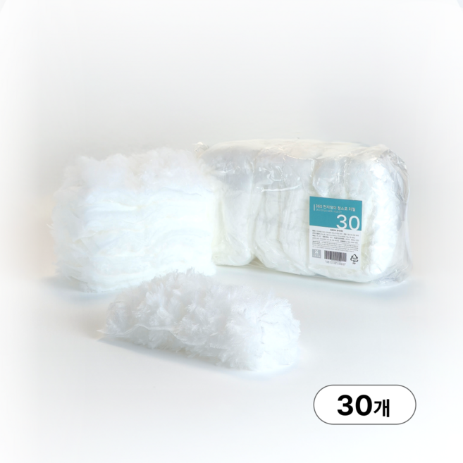 가득채움 360도 양면 먼지털이 리필(코스트코 스위퍼 더스터 호환), 혼합색상, 30개