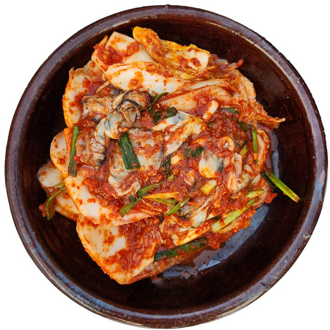 호랑이김치 생굴 배추 겉절이 굴김치, 1kg, 1개