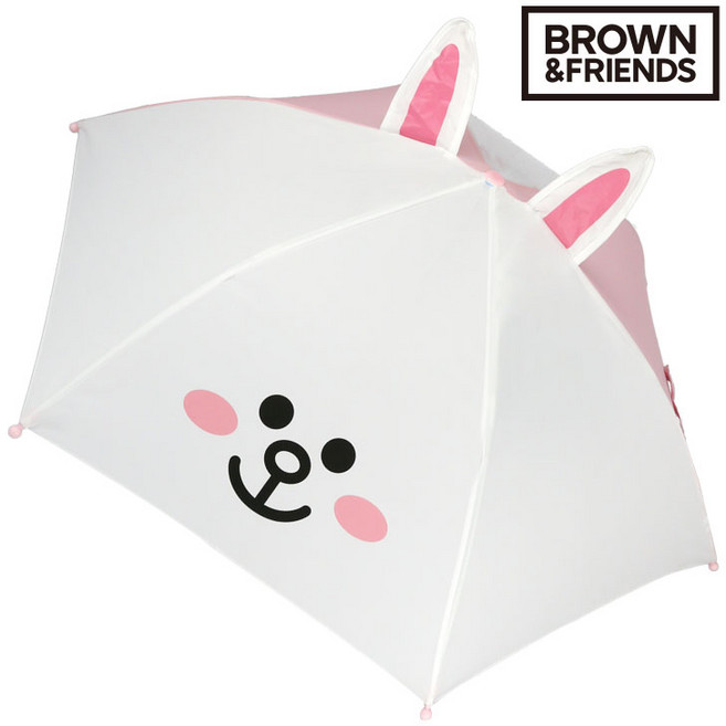 라인프렌즈 47 베이직 코니 입체 아동우산(화이트)_MULNU10020