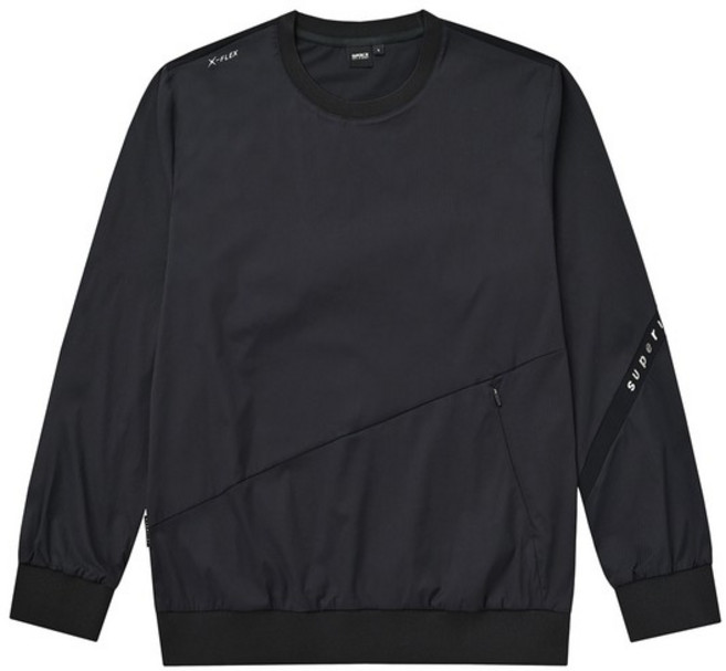 [슈페리어] 남성 라운드 바람막이 블랙 (ICC620339)