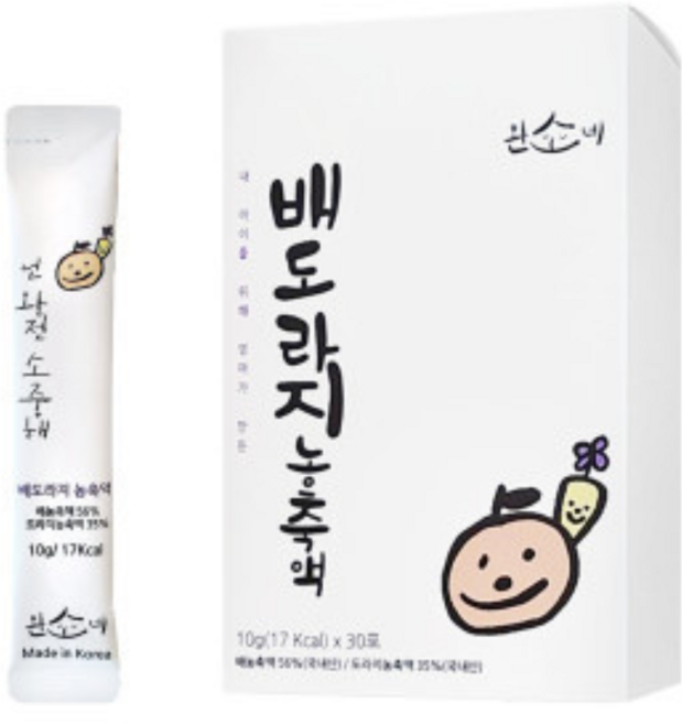 완소네 스틱형 목에좋은 배 도라지청, 300g, 3개