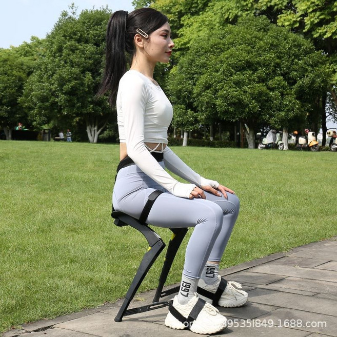 야외 접이식 낚시 의자 착용형 휴대용 오픈런 편안한 자세 견고한 디자인 캠핑 체어, 1개, CN-160 블랙+빨강색 포장 50x25x13