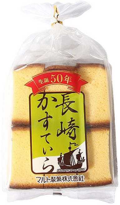 마루토세이카 나가사키 카스텔라, 260g, 2개