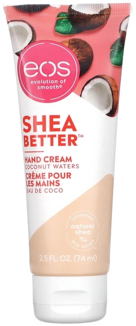 에볼루션오브스무스 이오스 시어버터 핸드크림 코코넛 워터, 1개, 74ml - 쿠팡