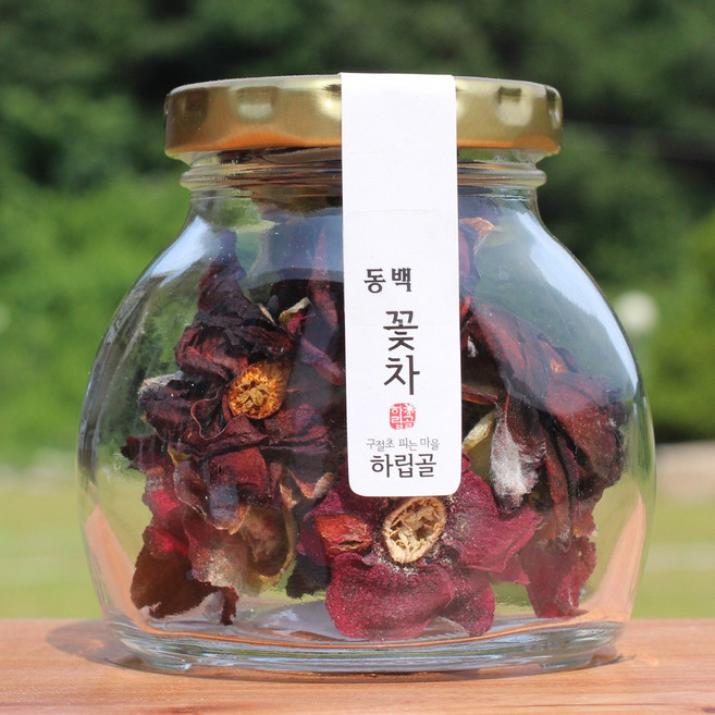 하립골 동백꽃차 자연산 봄 겨울 꽃잎차, 10g, 1개, 1개, 1개입