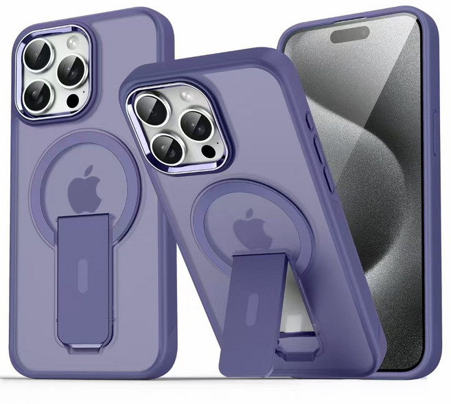 원더글라스 아이폰17 / 17프로 / 17프로맥스 / 갤럭시S25 / S25울트라 호환 맥세이프 마그네틱 이지 스탠드 변색방지 핸드폰 케이스