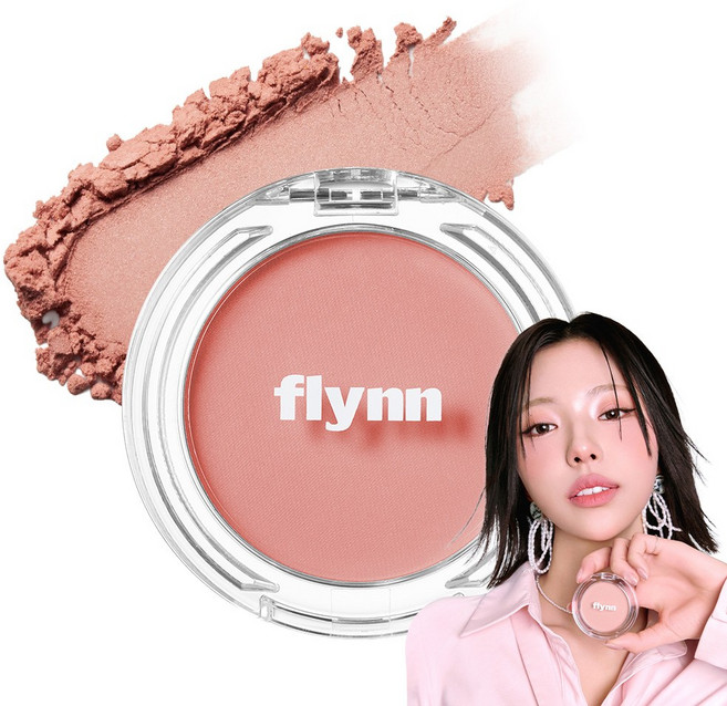 플린 [김고은PICK] 블룸 헤이즈 파우더 블러쉬 3.8g, 04 더스티 로즈, 1개