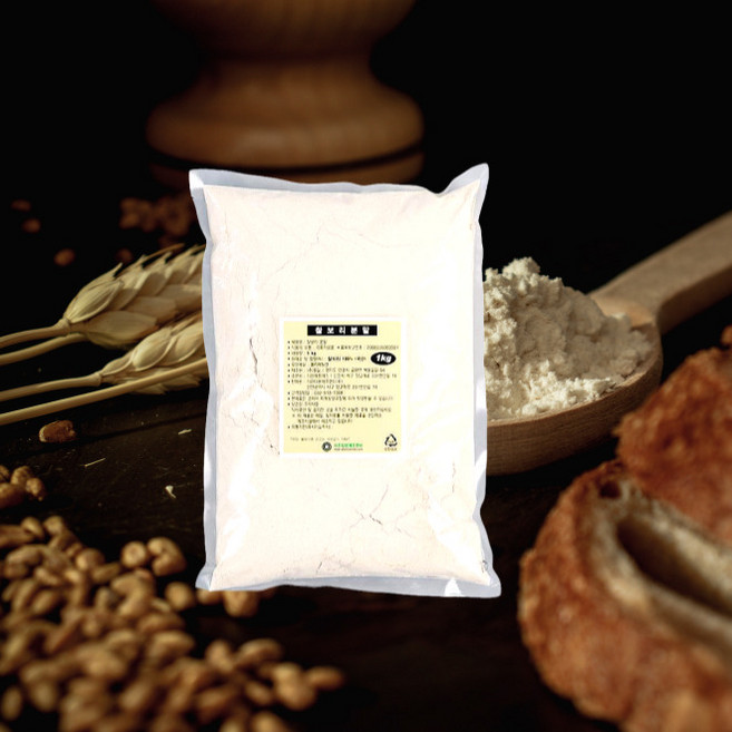 국내산찰보리가루1KG 고운분말타입 떡 빵등, 1kg