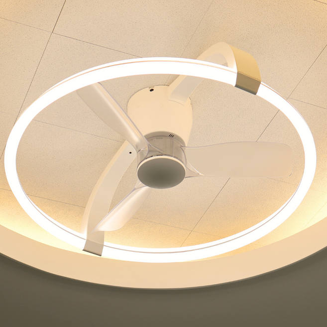 에어카이브 실링팬 조명 천장 선풍기 led 저소음 초슬림, 투명