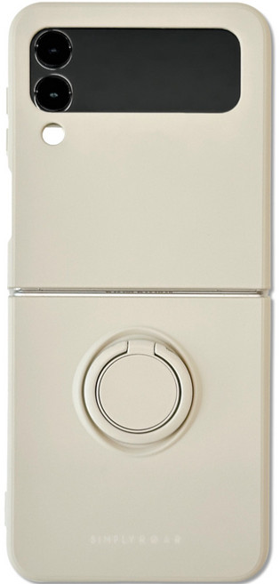 영스피플 심플 핑거링 실리콘 Z플립 호한 케이스 6 5 4 3 심플 귀여운 무광 컬러 고리