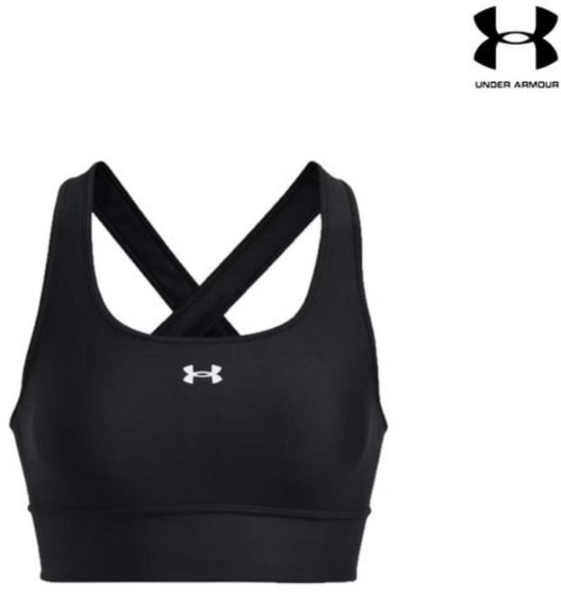 매장정품 UNDERARMOUR 언더아머 1377916-001 여성 UA 크로스백 롱라인 스포츠 브라 1665393