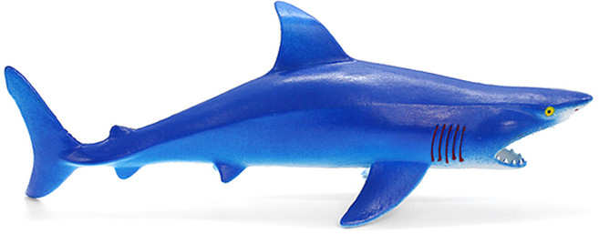 힐링젬 샤크어택 청상어 청상아리 해양동물 동물학습 모형 상어피규어 장난감, 1개