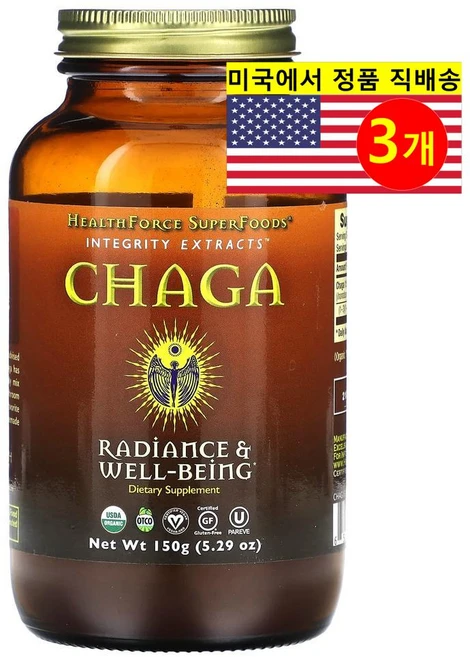 HealthForce 헬스포스 차가버섯 추출 Chaga Extracts, 150g, 3개 - 쿠팡