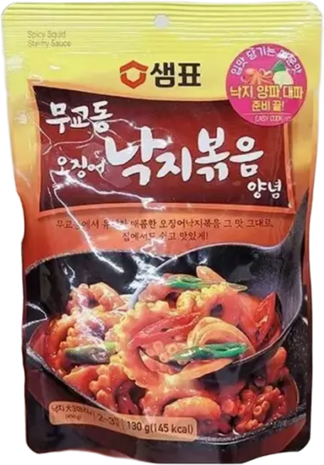 샘표 무교동 오징어낙지볶음 양념 130g x 3개 b29474 (29266266)