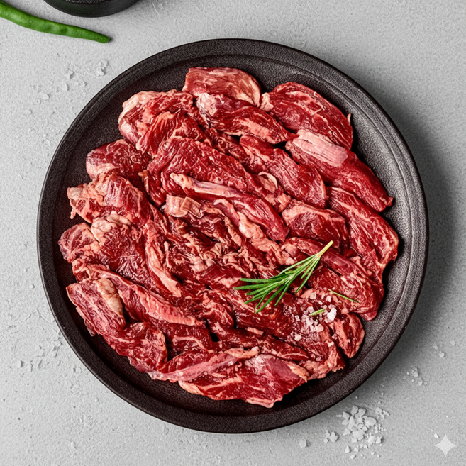 [올곧농장] 프리미엄 뉴질랜드산 프리미엄 안창살 입에서 살살 녹는 쫄깃한 식감과 진한 육향, 4세트, 300g