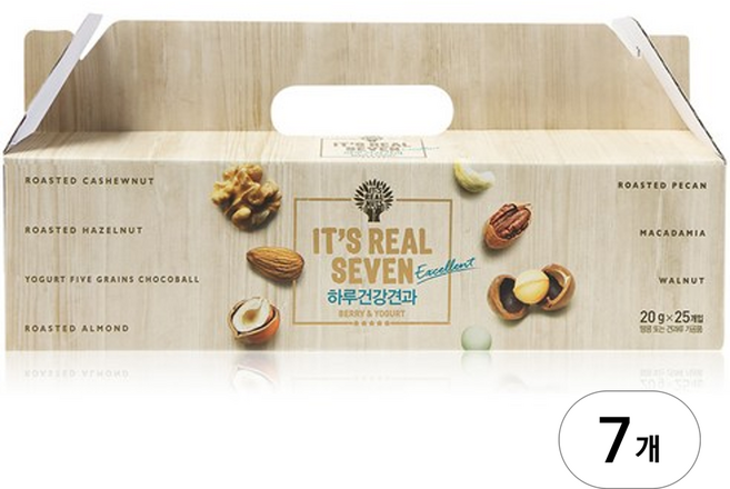 잇츠리얼세븐 엑설런트 하루건강견과, 500g, 7개