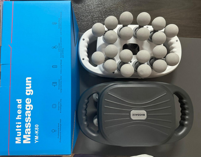 충전식 무선 온열 종아리 마사지기 발 목 어깨 허리 겸용 다기능, YM-80S-20 화이트, 기본 모델명/품번