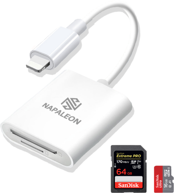 SD카드리더기 2in1 멀티 8핀 C타입 호환상품 마이크로 사진 블랙박스 OTG멀티, 아이폰 SD카드 리더기, 1개