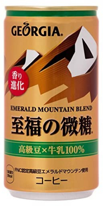 코카콜라 에메랄드 마운틴 블렌드 지복의 미당 캔 커피 185g×30병, 1개