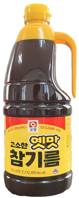 사조 오양 고소한 옛맛 참기름, 8개, 1.5L
