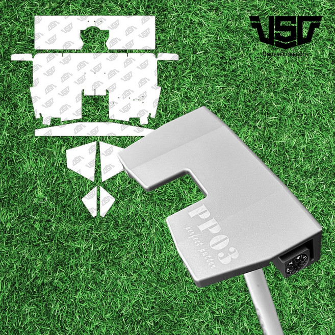 마인핏 PP03 퍼터 호환 골프채 보호필름, 필름만2세트(오른손잡이용), 무광