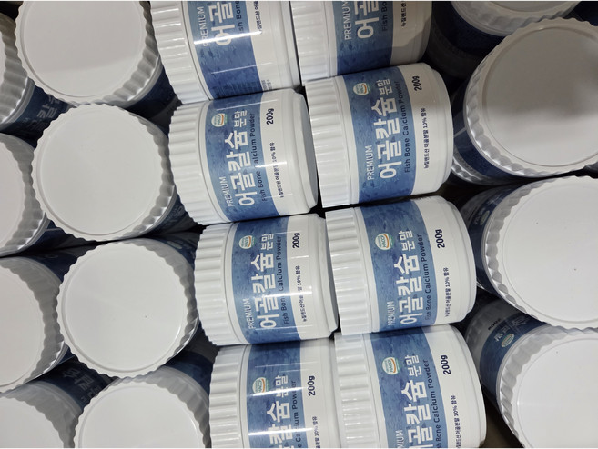 [도매용] 프리미엄 어골칼슘분말, 24개, 200g