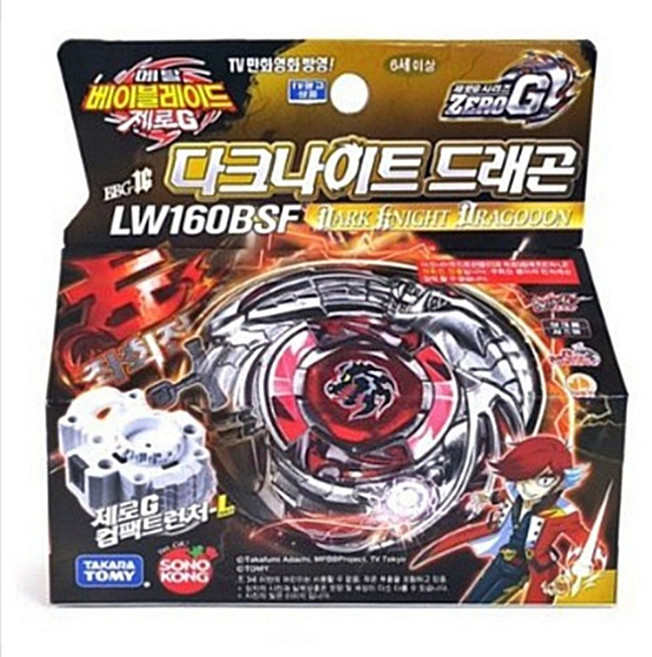 메탈 베이블레이드 제로G 다크나이트 드래곤 손오공 정품, 1개
