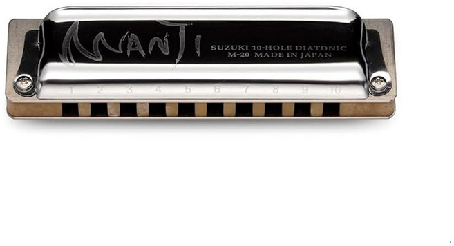 스즈키 M20 만지 10홀 하모니카, Key of A