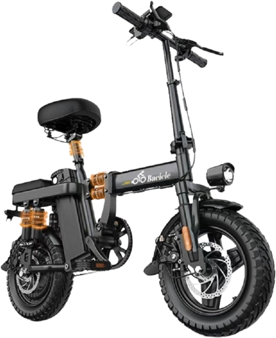 Bacicle 전기자전거 자토바이 접이식 전동 바이크 48V 고출력 모터 경량 배달, 15. 프리미엄/30Ah/100km 고탄소강, 알루미늄 합금