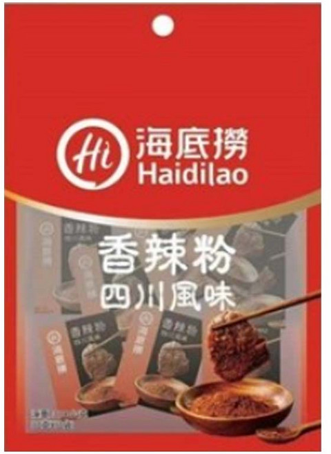 海底撈 香辣粉 香辣蘸料 火鍋蘸料 10gx10包 火鍋 萬用沾粉, 1個, 整袋 海底撈香辣粉10g*10包