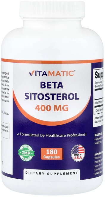 아이허브 베타 시토스테롤 400mg 캡슐 180정, 1개 - 쿠팡