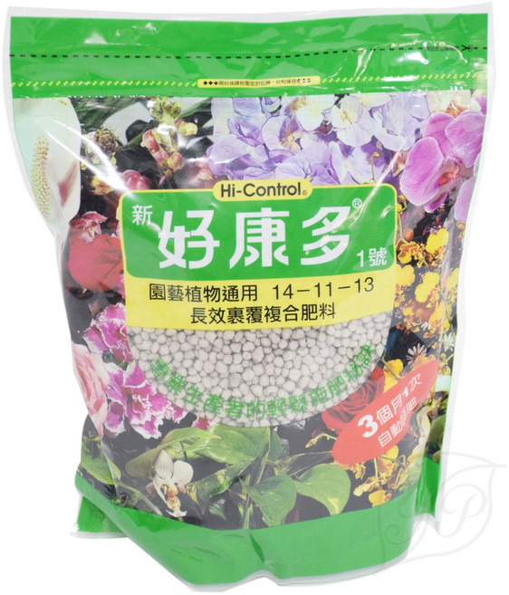 醬米資材 好康多綜合型1號 無臭長效通用肥 多肉/蘭花適用, 1.2kg, 1個