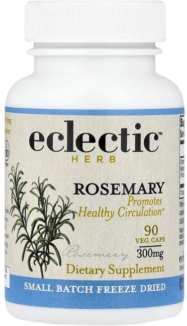 이클레틱인스티튜션 신선 동결 건조 로즈메리 300mg 베지 캡슐 90정, 1개 - 쿠팡