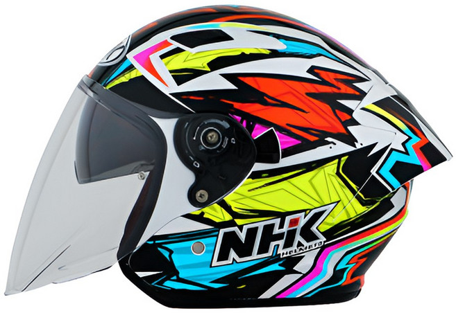 프로라이더스 NHK S1 GP PRO 알론소#1 유광 글로시 듀얼바이저 오토바이 그래픽 헬멧 오픈페이스, 알론소#1 2XL사이즈