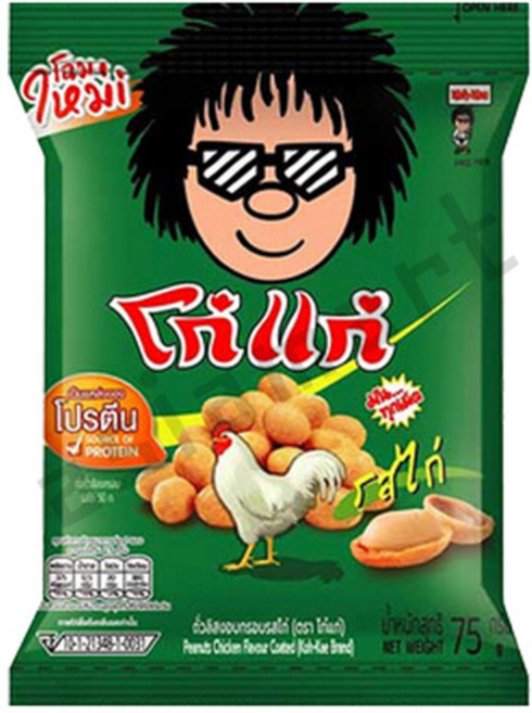 태국과자 코케 땅콩과자 치킨 플레이버, 10개, 75g