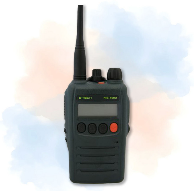 이테크 NIS-400D NIS400D 고성능 고출력 업무용 디지털 무전기, 1세트