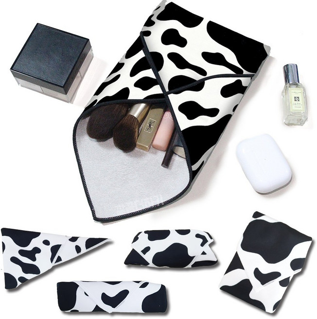 깔끔더하기 다용도파우치 벨크로 매직 파우치 이너백 가방정리