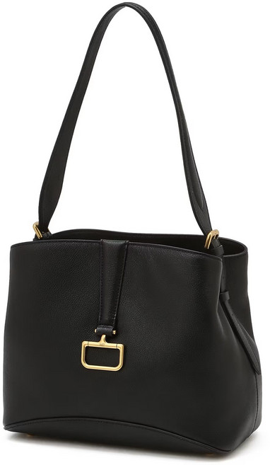 [백화점 매장정품] 닥스 명품가방 [BIRKBECK CHARLOTTE] 버크백샬롯 블랙 가죽 버킷백 DCBA6E821 미니 크로스백 토트백 어머니선물