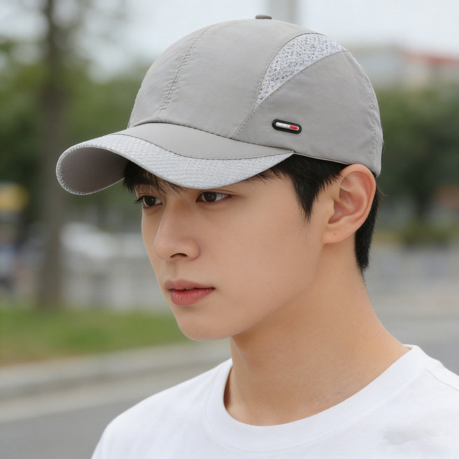 속건 통기성 초박형 야구 모자 사이즈 조절 가능 남녀공용 레저 선가리 스포츠 모자