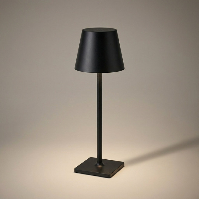 Ramswan 무선 LED 침실 무드등 인테리어 스탠드 조명, 블랙